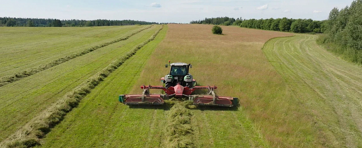 Тест-драйв косилки Kverneland 5395 MT BX